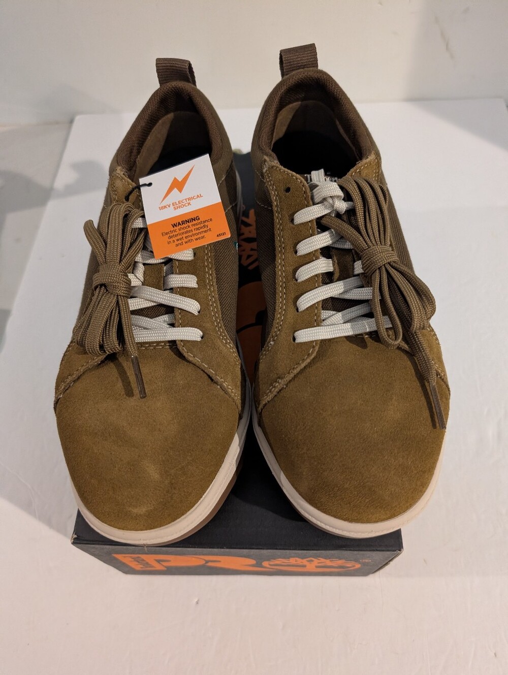 Timberland Pro Berkley Oxford Composite Safety Toe M/5W W/6.5W Unisex Brown New